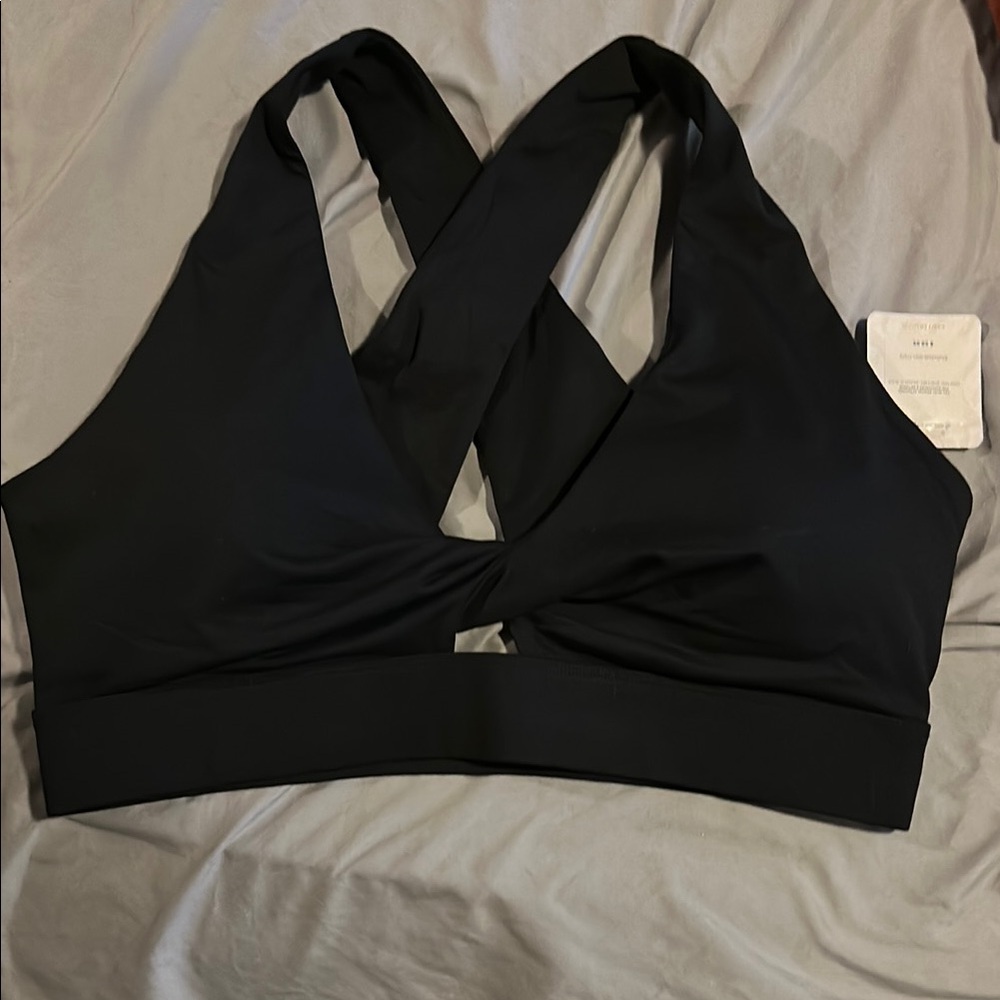 Fabletics Black Sports Bra Intimates & Sleepwear